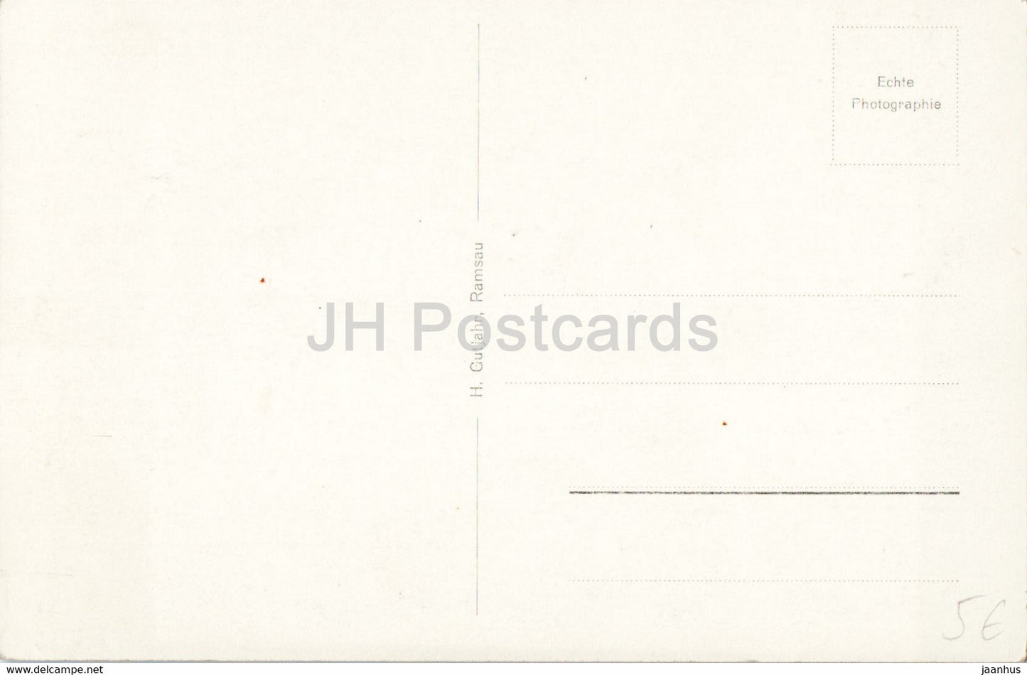 Hintersee mit Reiteralpe - alte Postkarte - Deutschland - unbenutzt