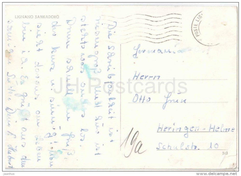 Lignano Sabbiadoro - beach - Udine - Friuli - 513 - Italia - Italy - used - JH Postcards