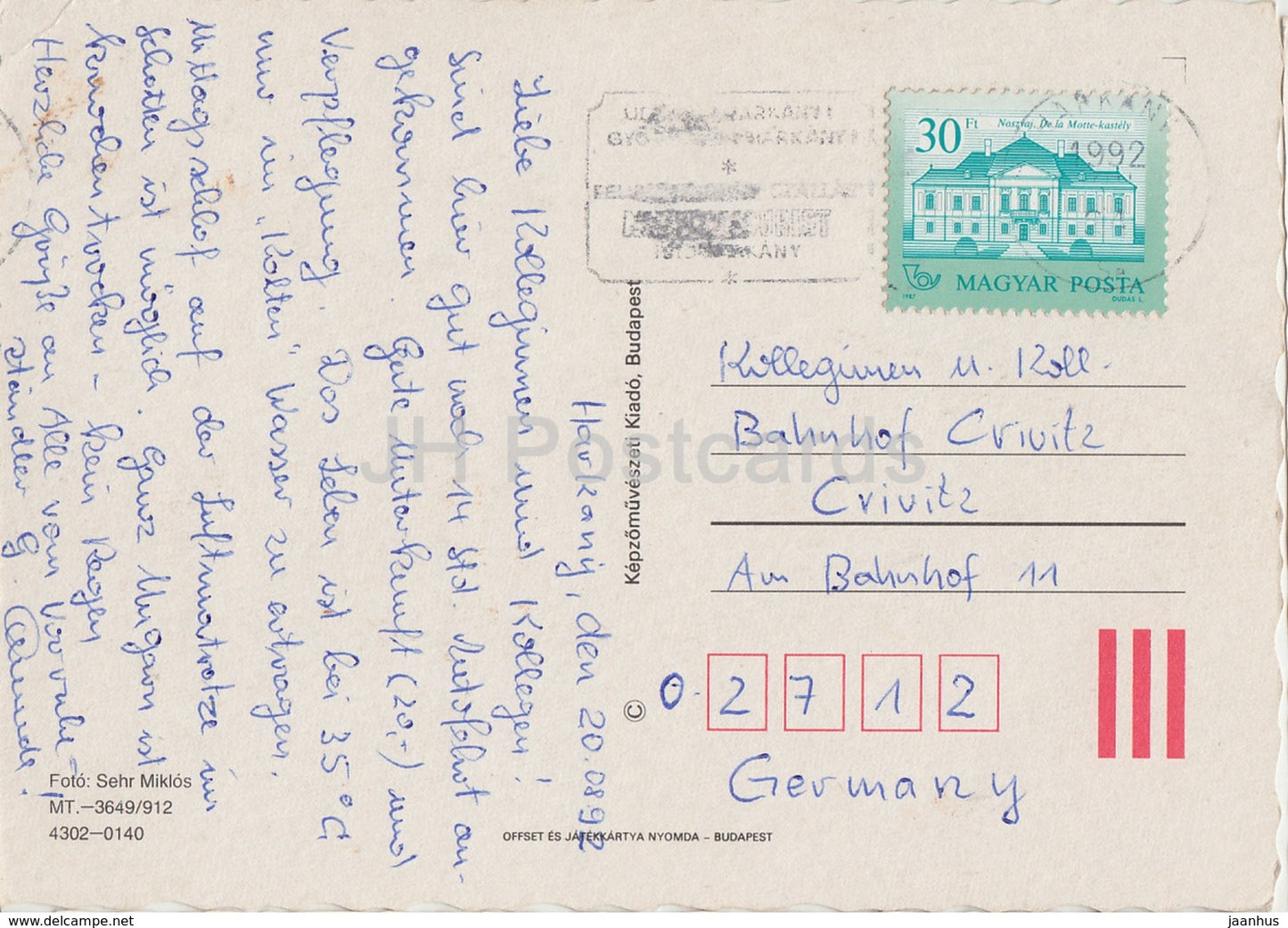 Harkanyfurdo - piscine - multiview - 1992 - Hongrie - occasion