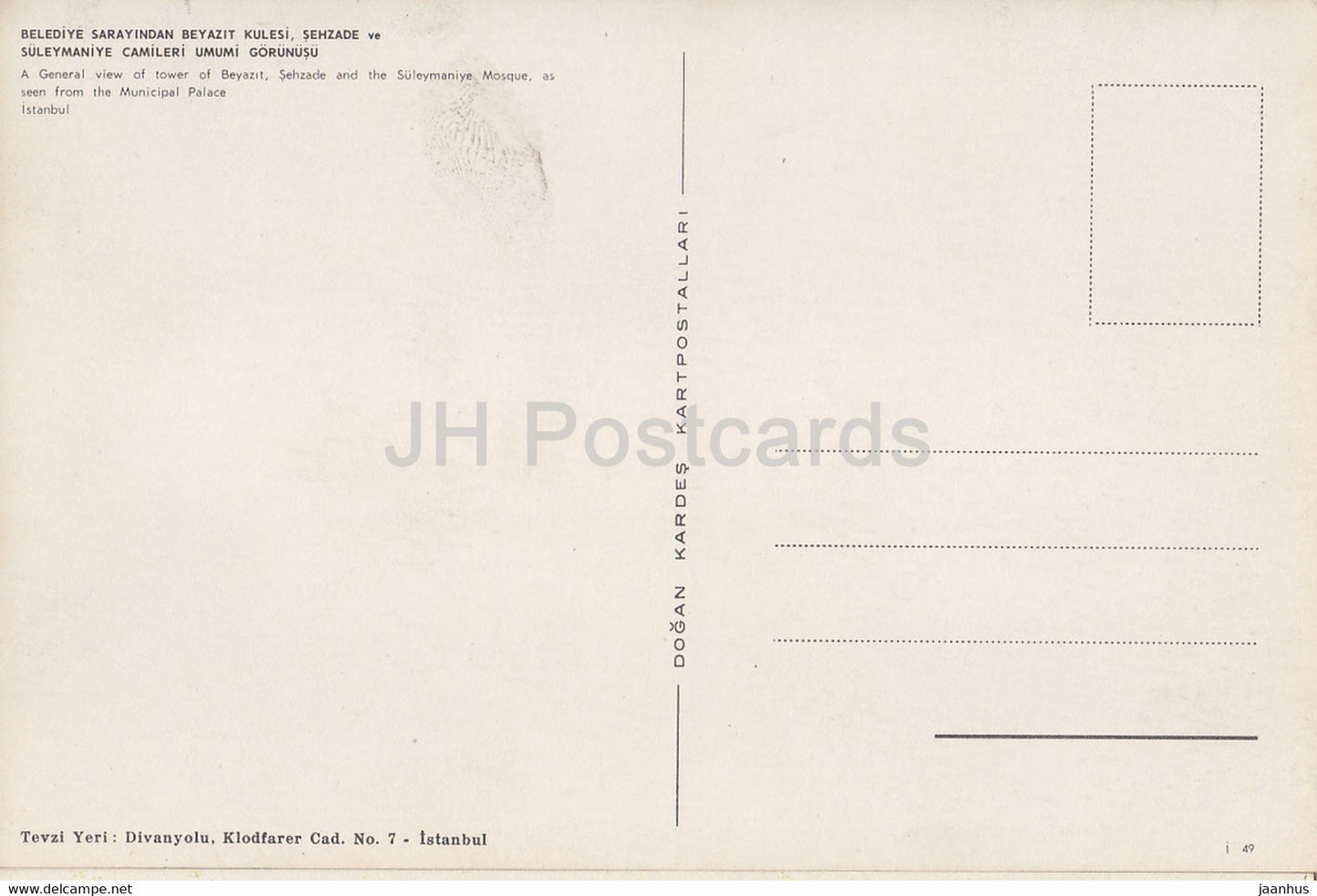 Istanbul - Une vue générale de la tour de Beyazit - Sehzade et la mosquée Sulemaniye - Turquie - inutilisé