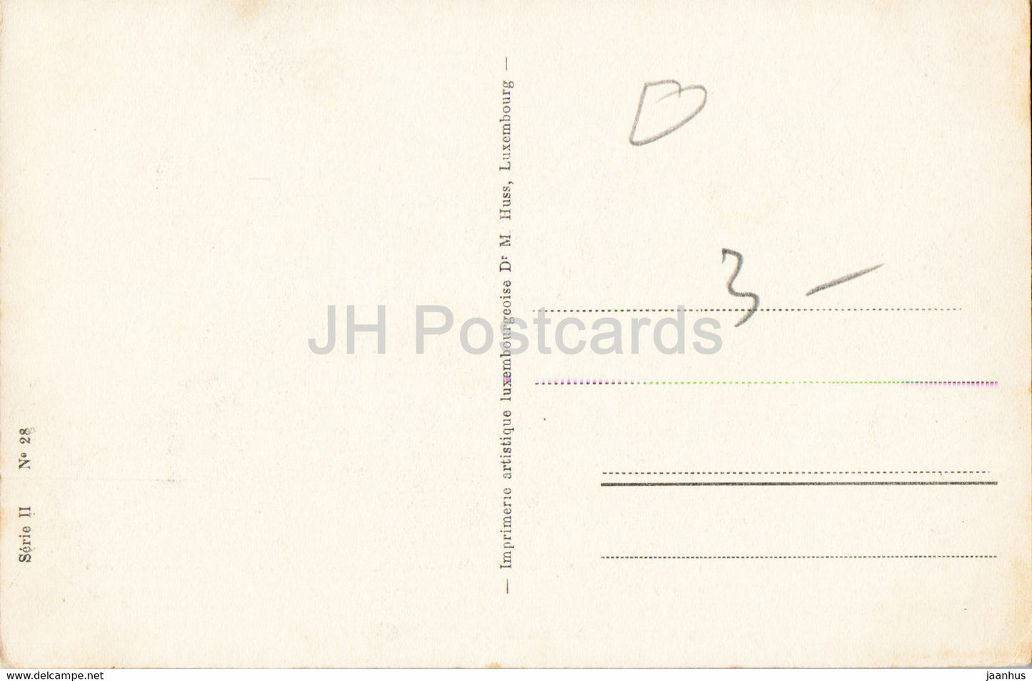 Le vieux Luxembourg historique et pittoresque - Ruines du château de Bourscheid - carte postale ancienne - Luxembourg - inutilisé