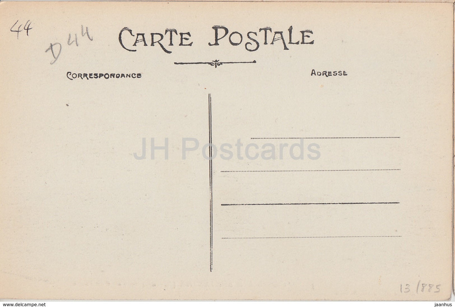 Le Chateau de la Bretesche - Vue d'ensemble - Schloss - alte Postkarte - Frankreich - unbenutzt