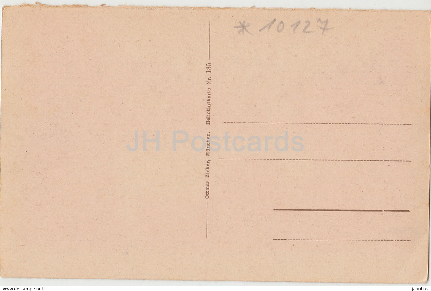 Tegernsee Herzogliches Schloss - castle - 185 - old postcard - Germany - unused