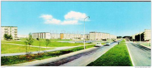 a view of a new Mustamäe residential district - Tallinn - 1968 - Estonia USSR - unused - JH Postcards