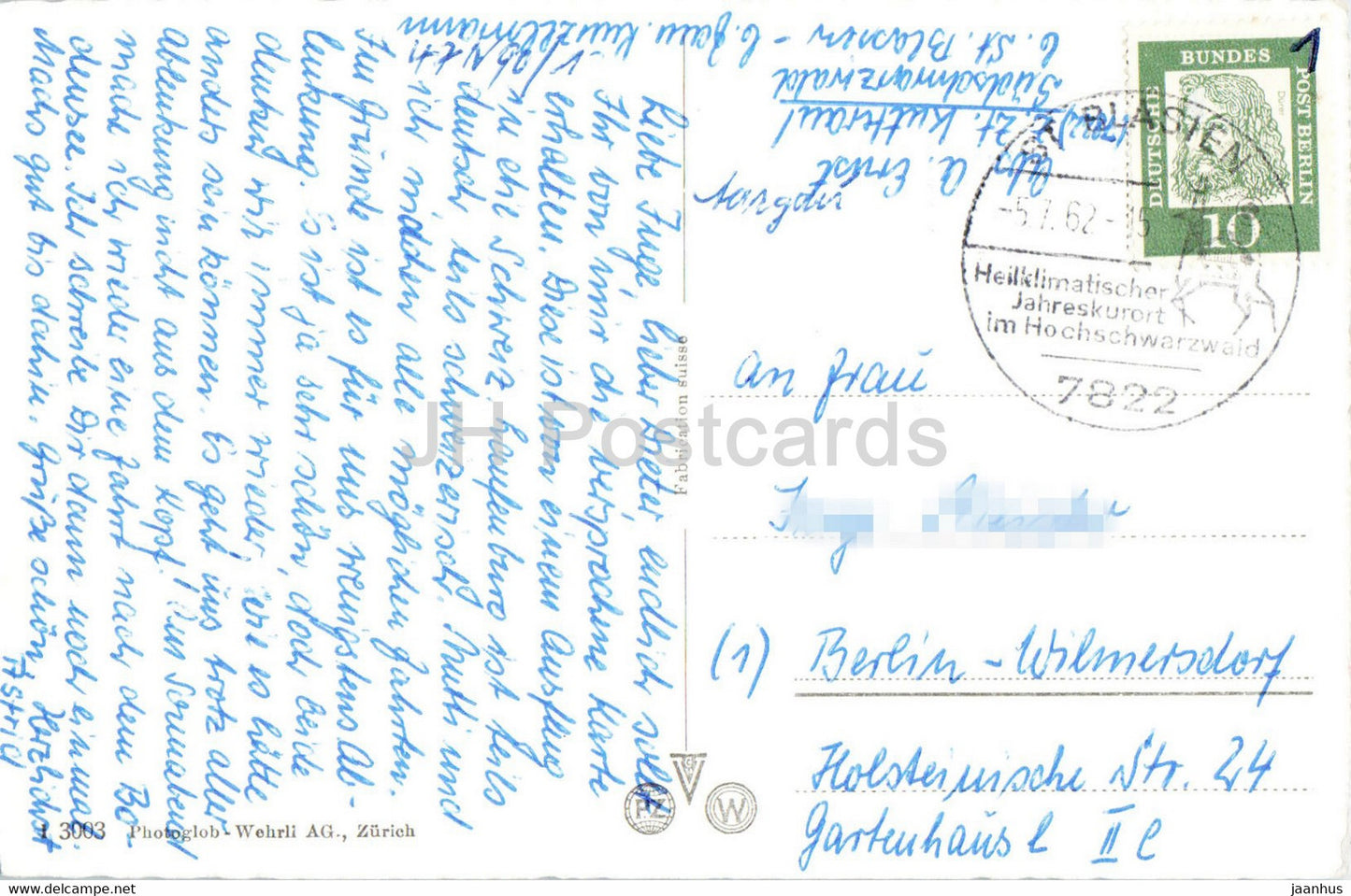 Laufenburg - 1962 - Germany - used