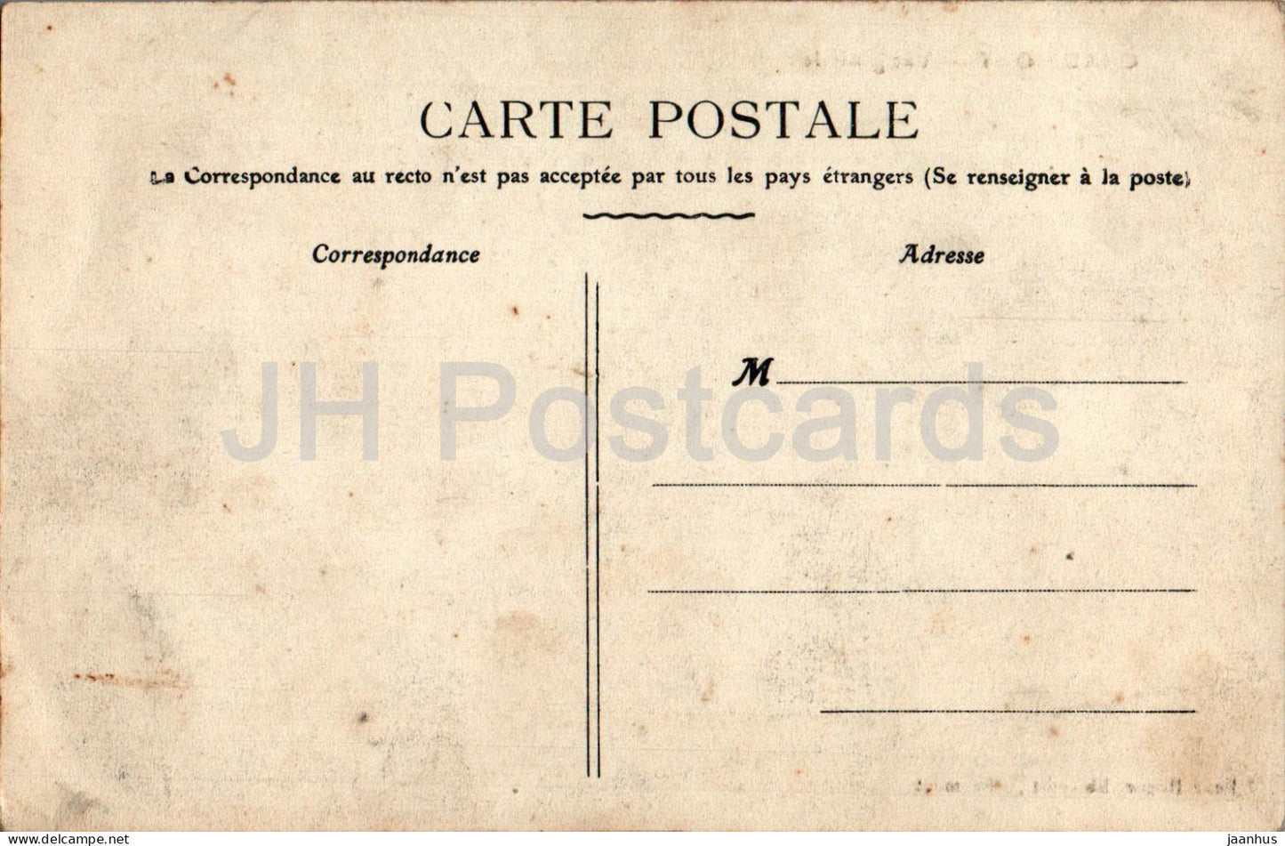 Chaumont - Vue Generale - alte Postkarte - Frankreich - gebraucht