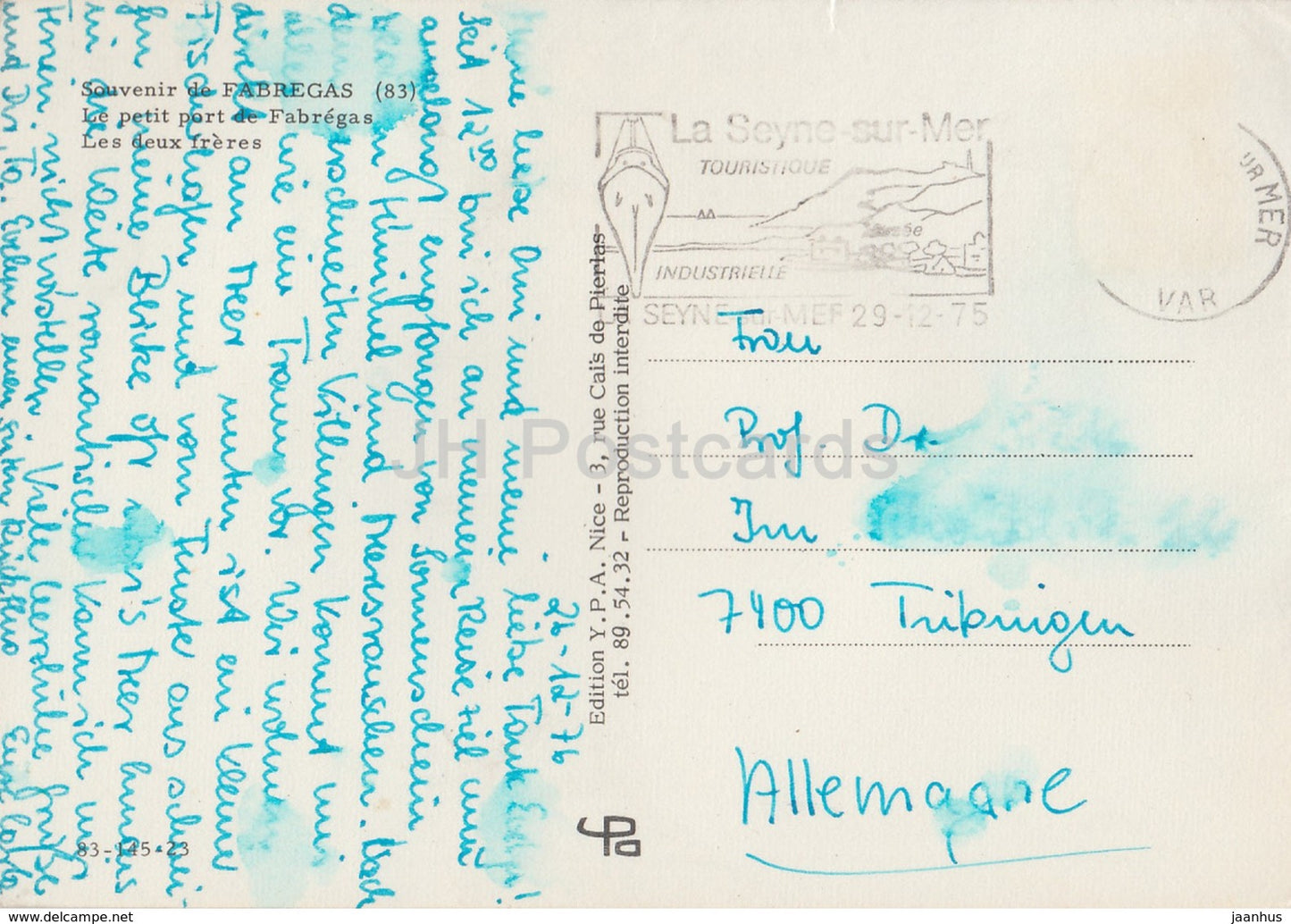 Souvenir de Fabregas - bateau - 83 - 1976 - France - occasion