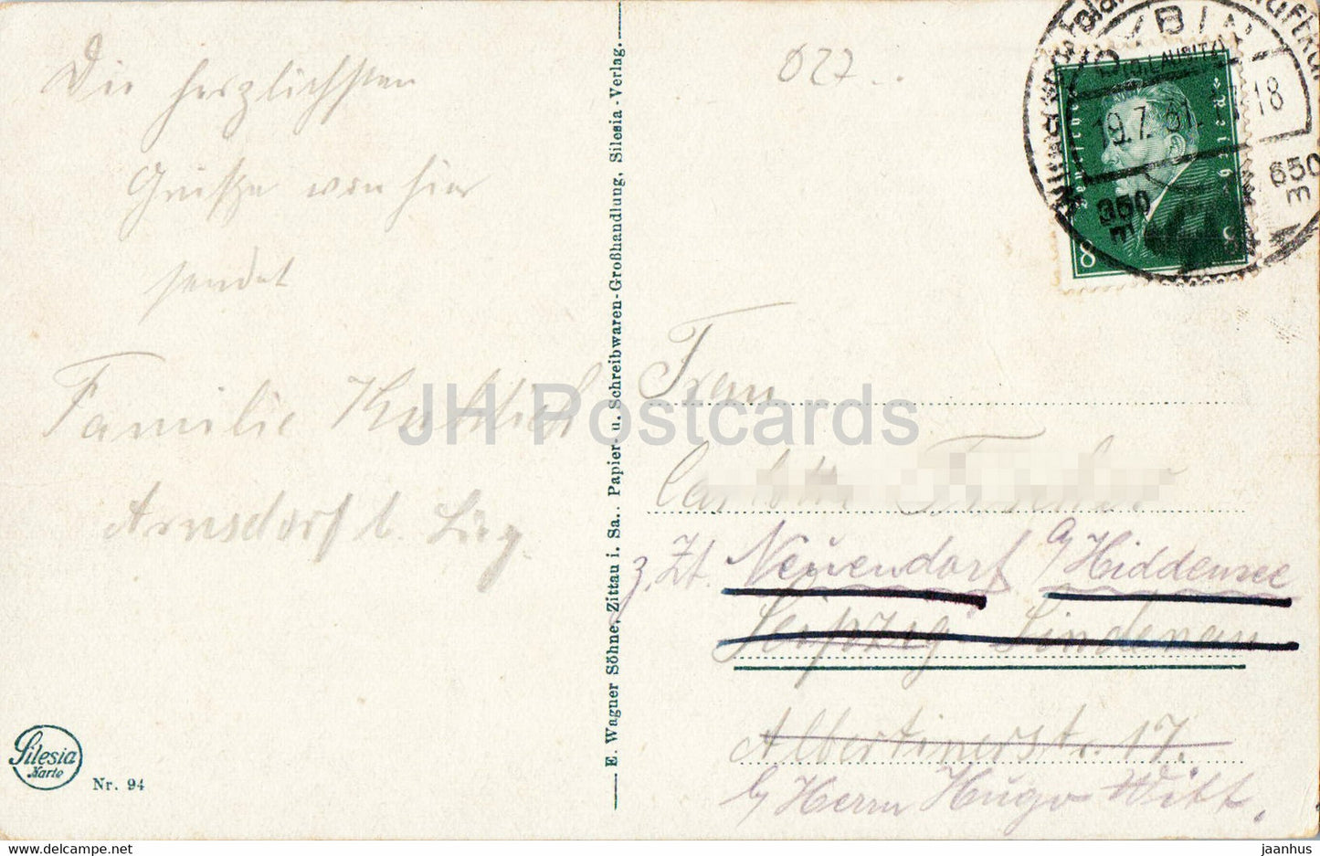 Oybin - Der Berg - 514 m - 94 - old postcard - 1931 - Germany - used