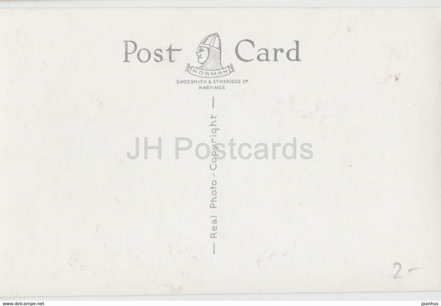 Seaford - Rough Sea - New Promenade - 2407 - old postcard - England - United Kingdom - unused