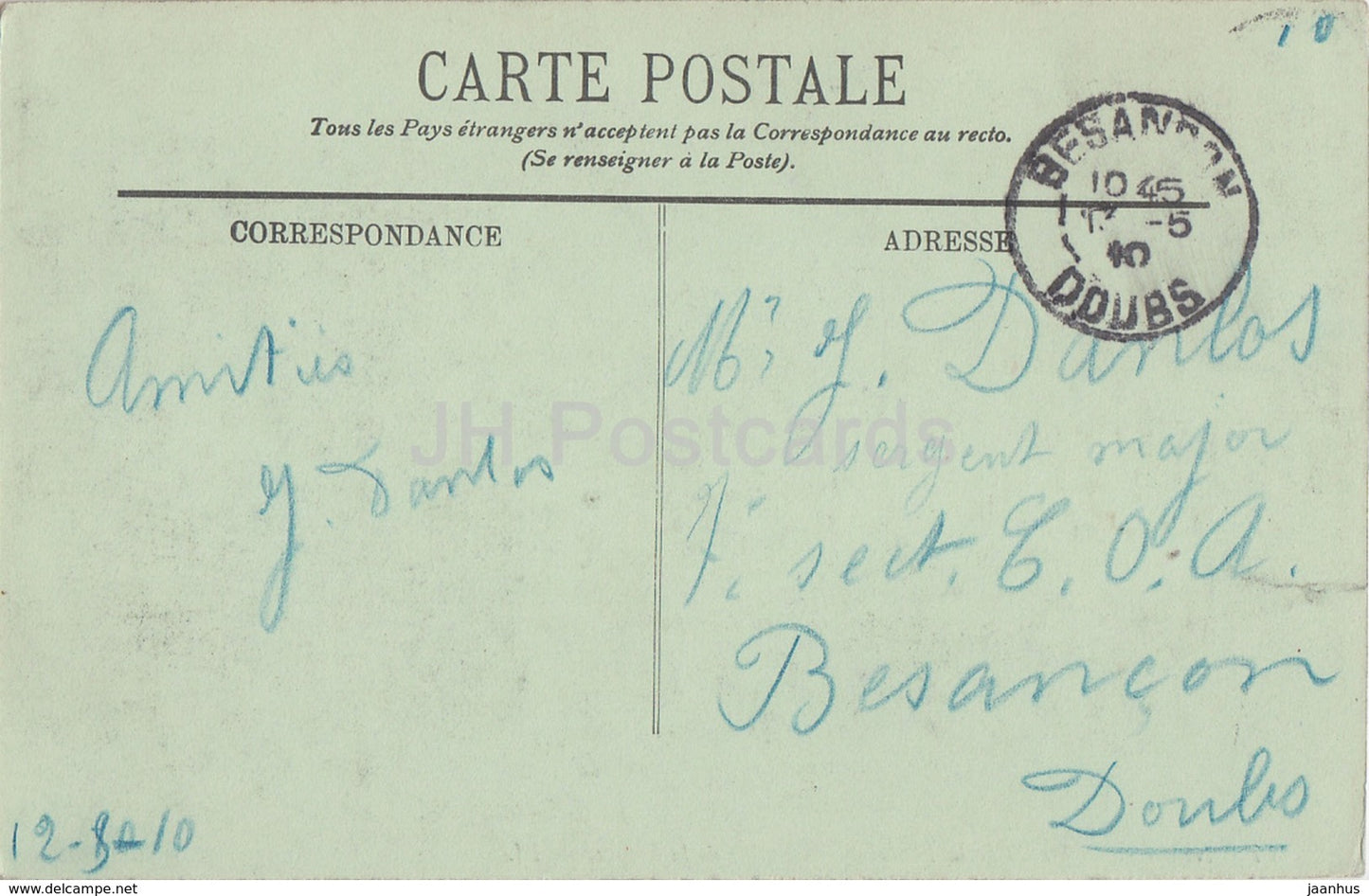 Nimes - Jardin de la Fontaine - Statue de la Source - 14 - old postcard - 1910 - France - used