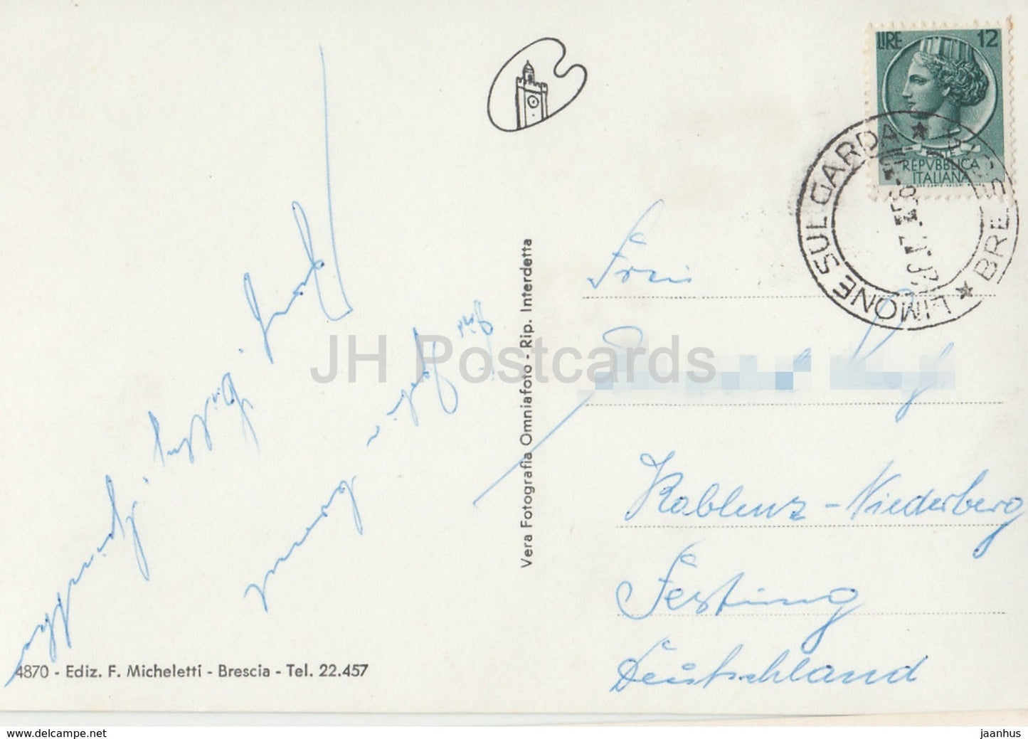 Lago di Garda - Palme a Limone - Italy - used