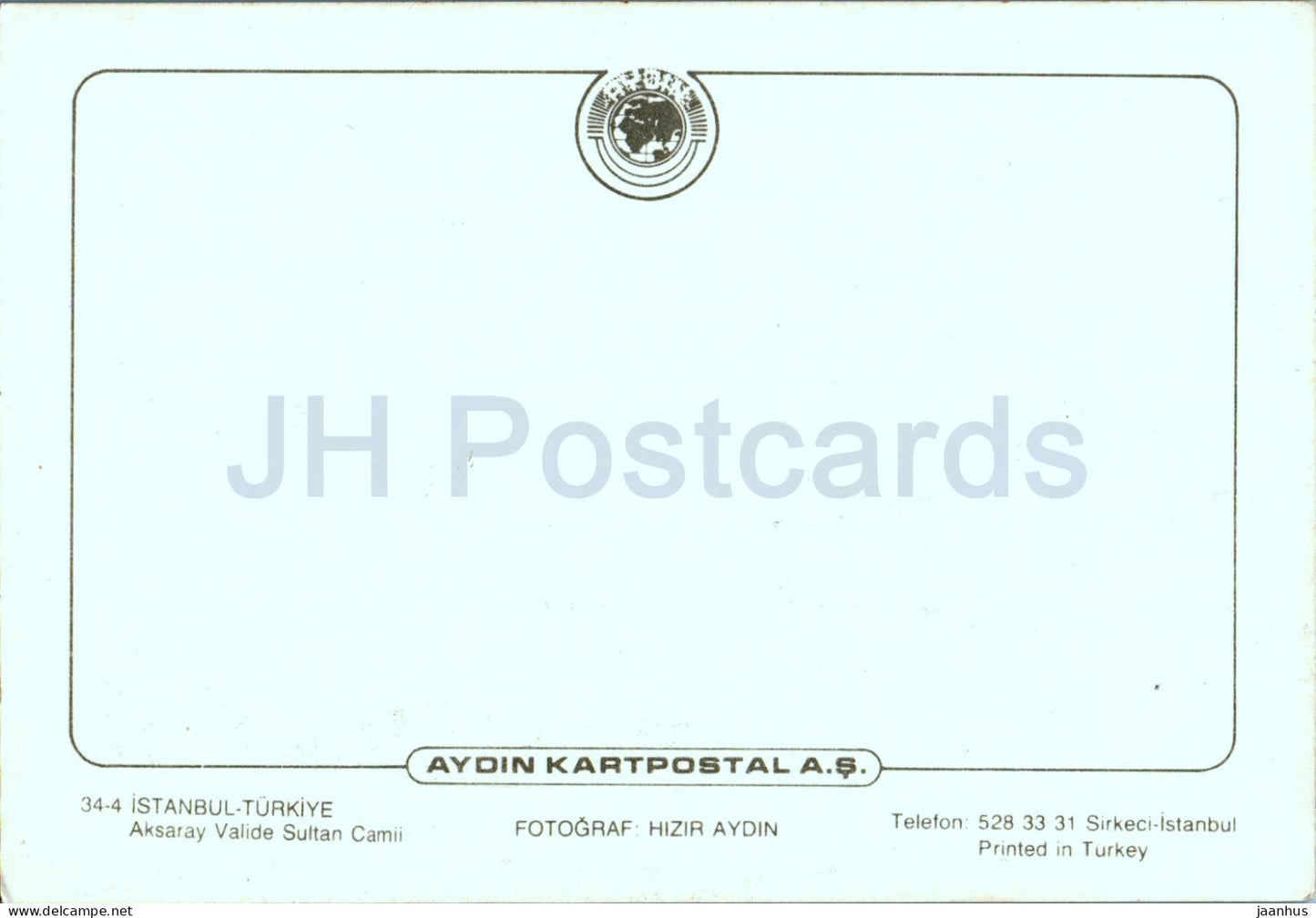 Istanbul - Aksaray Valide Sultan Camii - Aksaray Valide Sultan Moschee - Auto - 34-4 - Türkei - unbenutzt