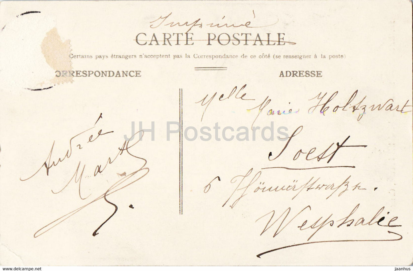 Reims - Statue du Marechal Drouet - Comte d'Erlon - monument - 29 - old postcard - 1907 - France - used