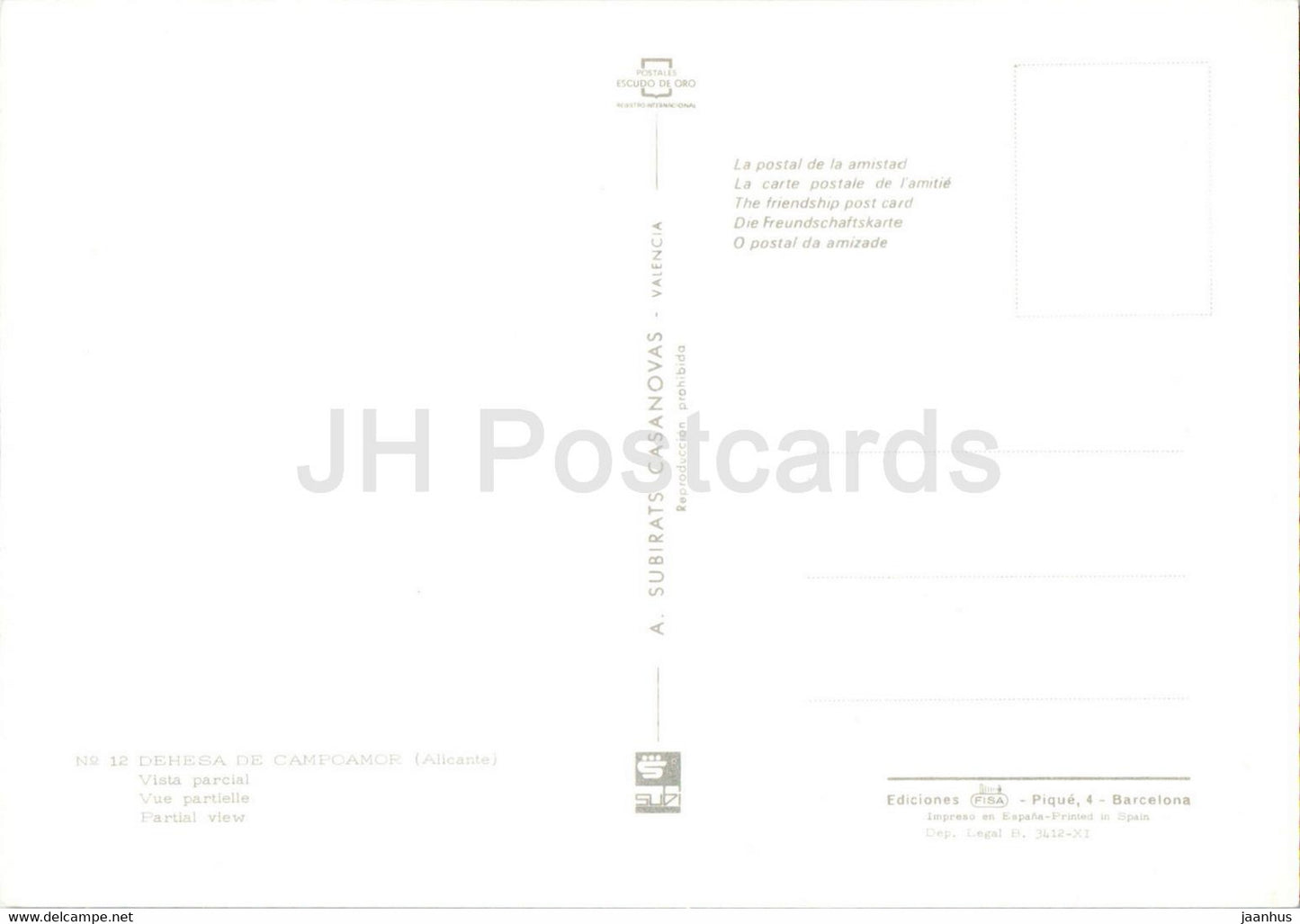 Dehesa de Campoamor - Vista Parcial - 12 - Spain - unused