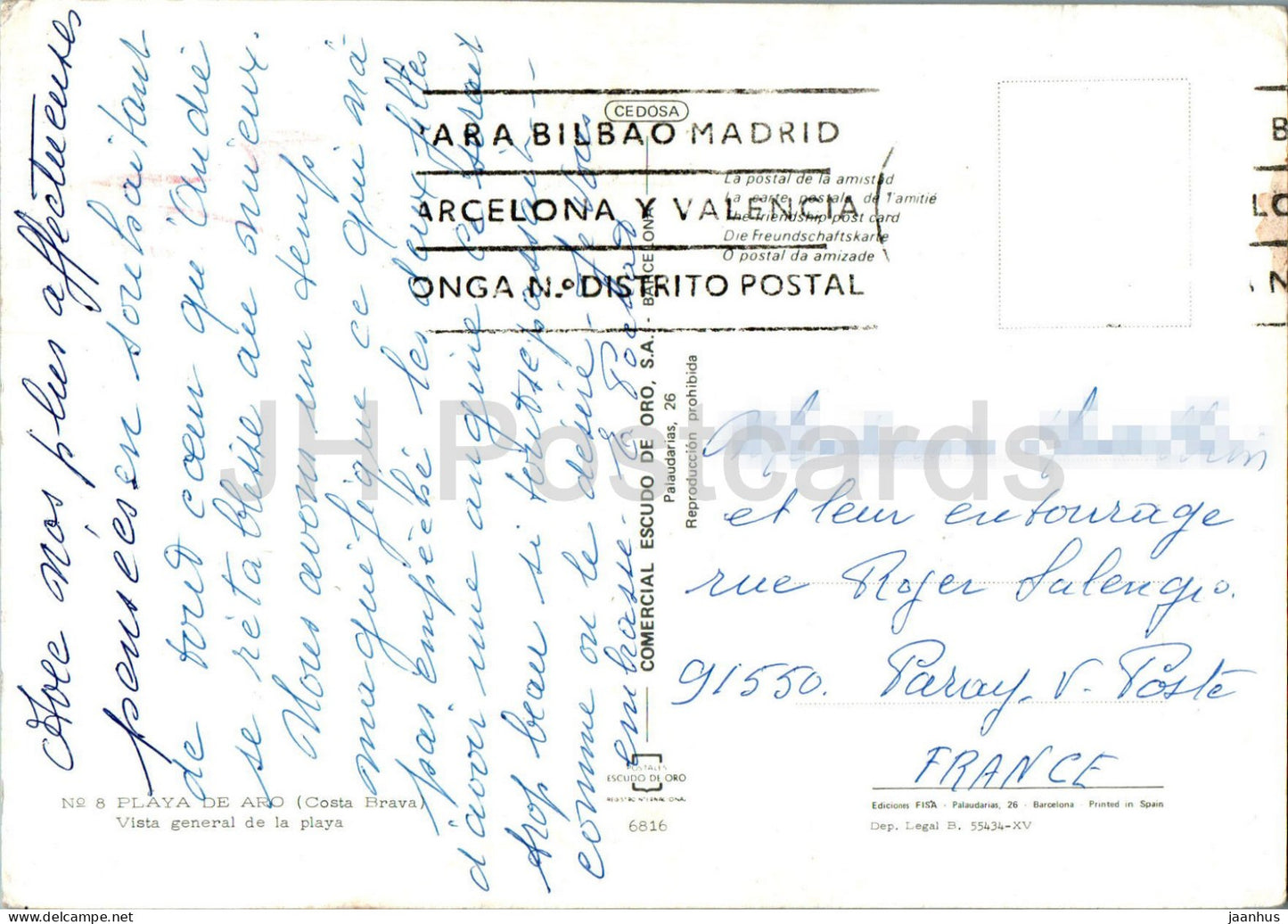 Playa de Aro - Costa Brava - Vista General de la playa - plage - 8 - Espagne - occasion