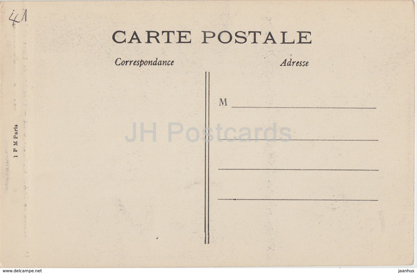 Chateau de Chaumont sur Loire - Chambre de Diane de Poitiers - castle - 11 - old postcard - France - unused