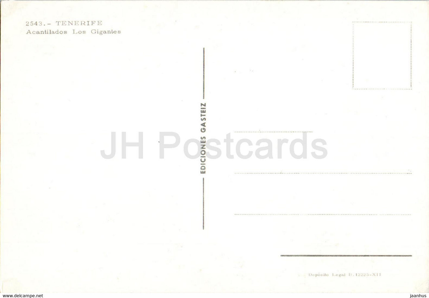 Acantilados Los Gigantes - Tenerife - 2543 - Espagne - inutilisé