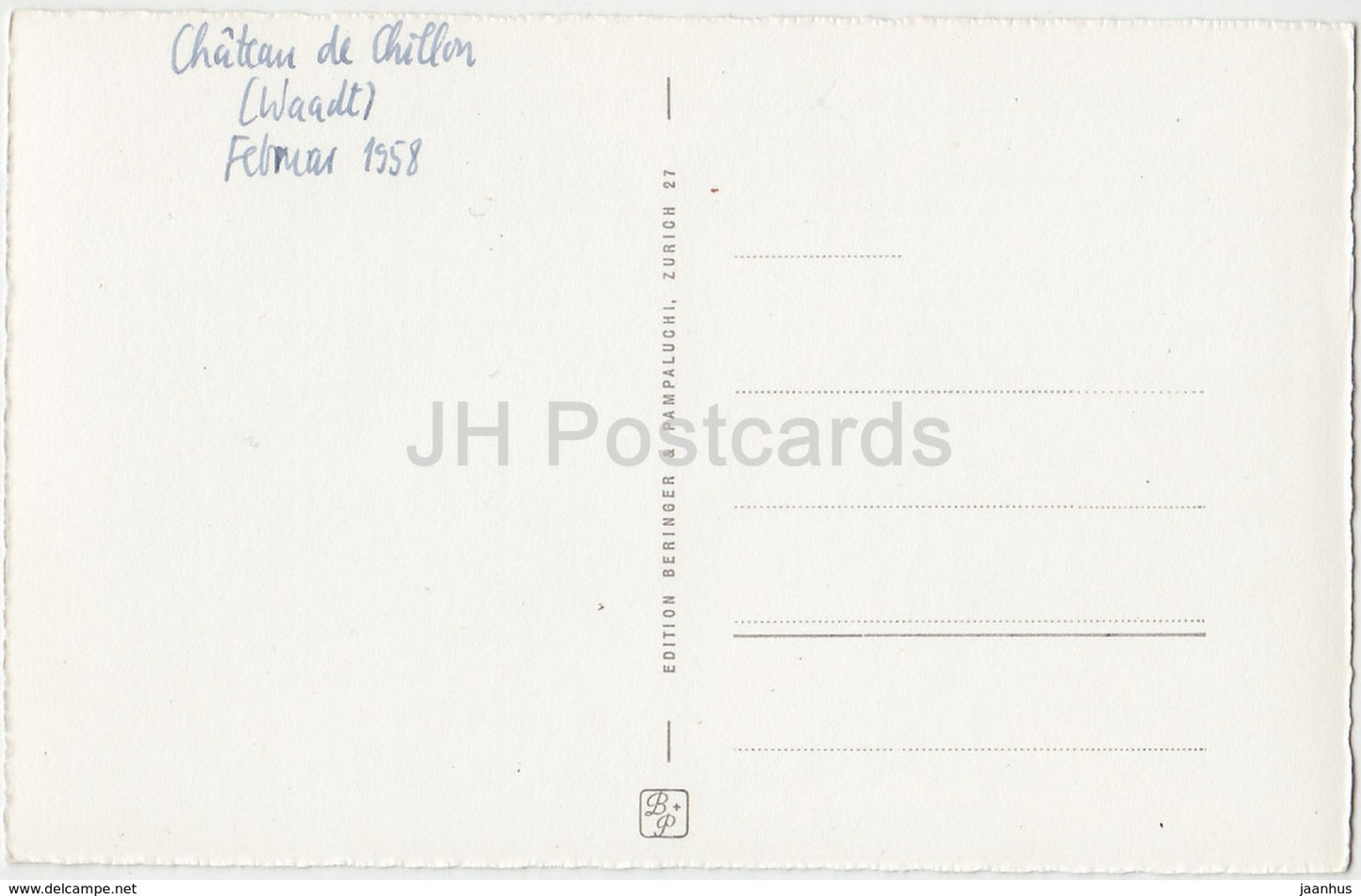 Chateau de Chillon - Cour et Escelier d'Honneur - 4157 - Schweiz - 1958 - gebraucht