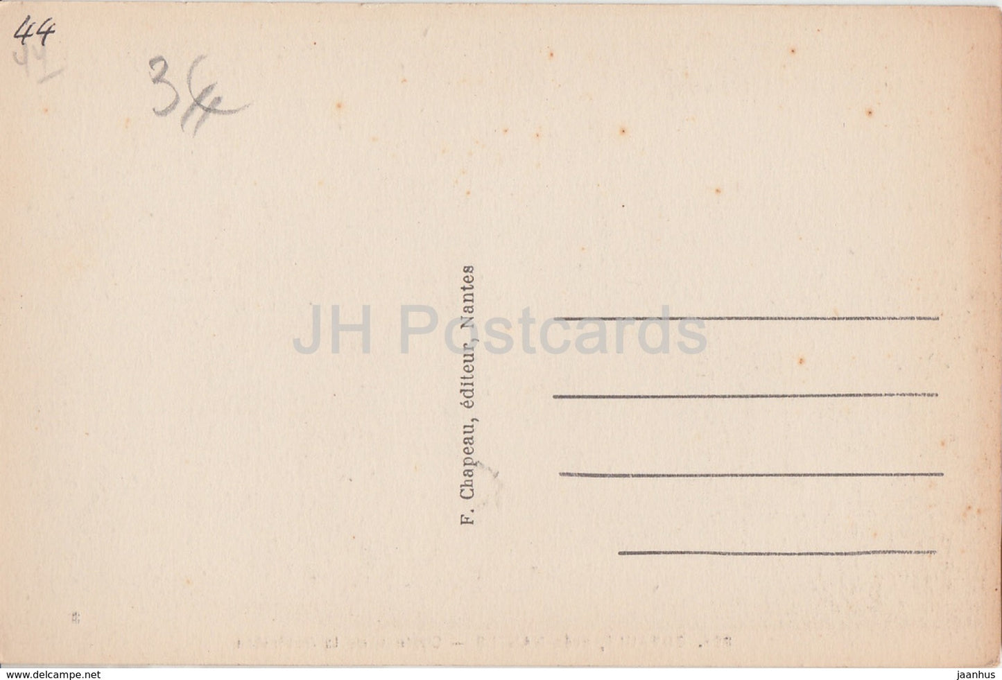 Orvault pres Nantes - Chateau de la Gobiniere - Schloss - 895 - alte Postkarte - Frankreich - unbenutzt