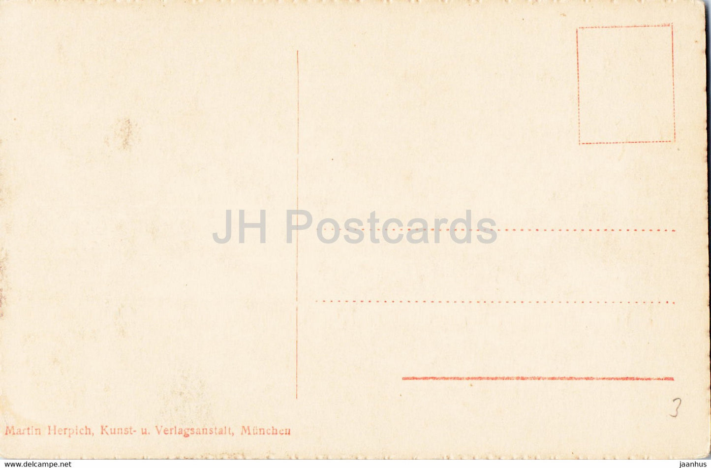 Kgl Schloss Linderhof - Blaues Kabinet - Schloss - 563 - alte Postkarte - Deutschland - unbenutzt