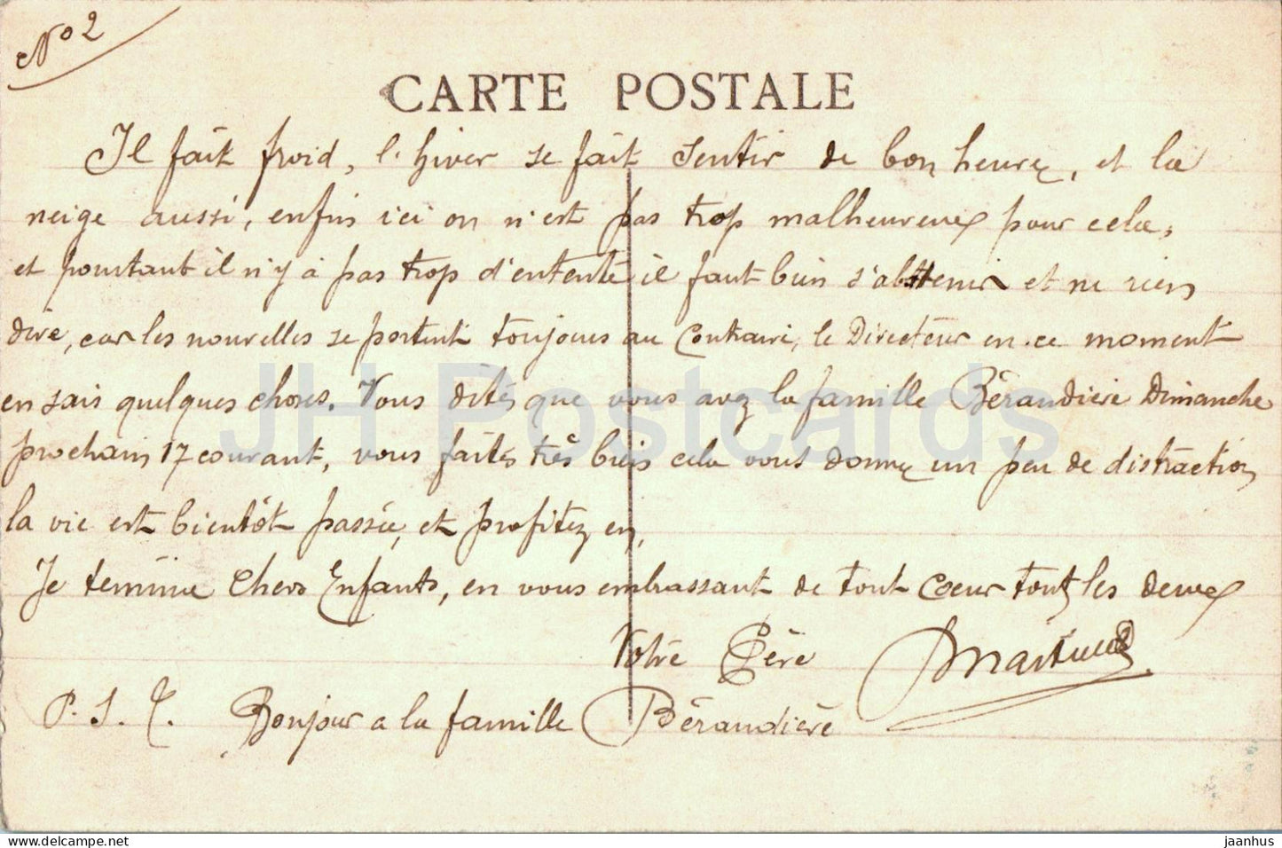 Le Cubry - Maison de Retraite des Cheminots de Saint Martin D'Ablois - 9 - 1 - carte postale ancienne - France - occasion