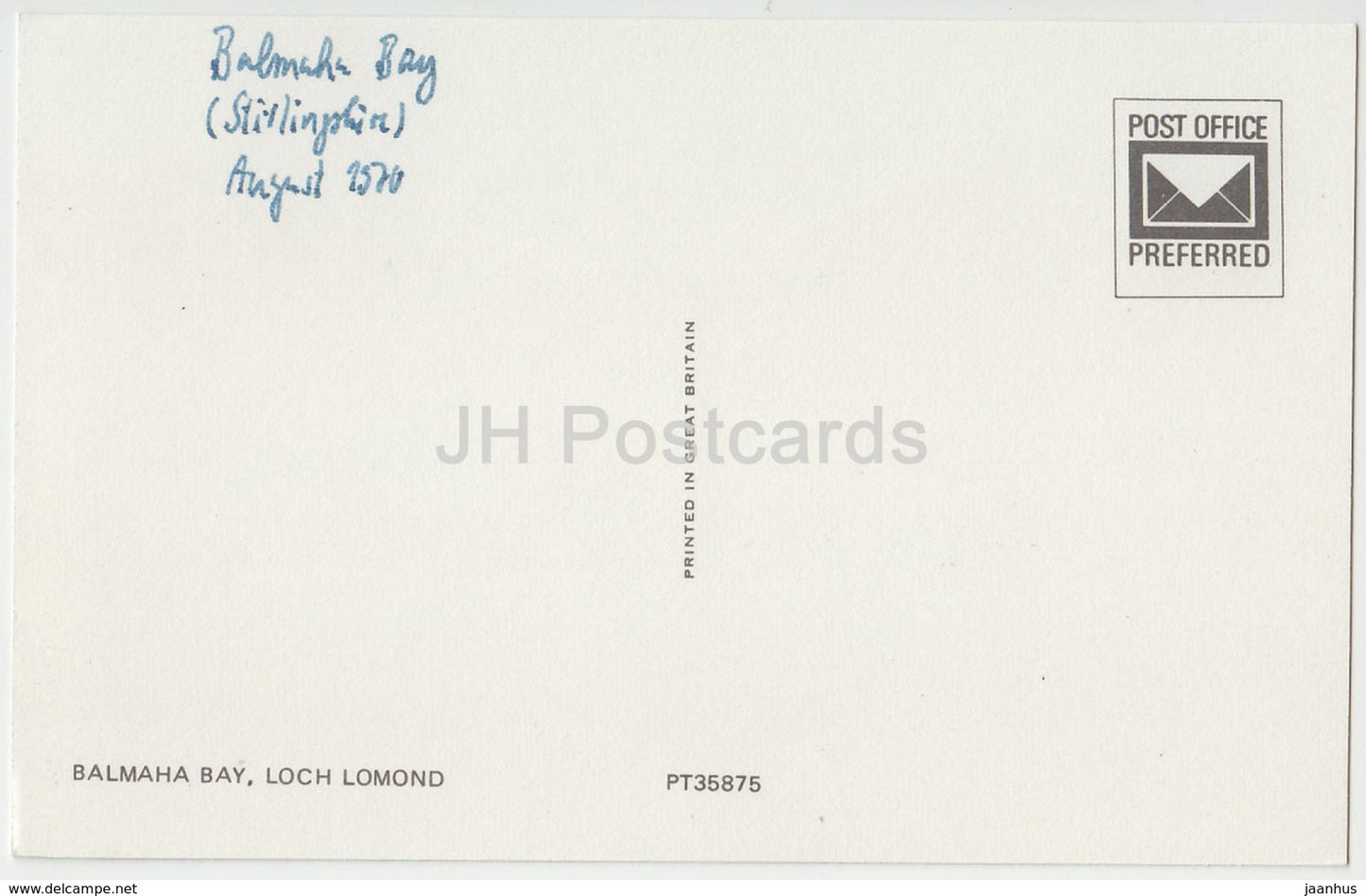 Loch Lomond - Balmaha Bay - bateau - PT35875 - 1970 - Royaume-Uni - Ecosse - occasion