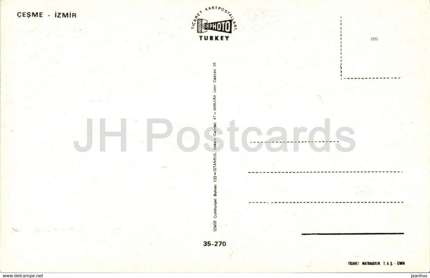 Cesme – Izmir – 35-270 – Türkei – unbenutzt