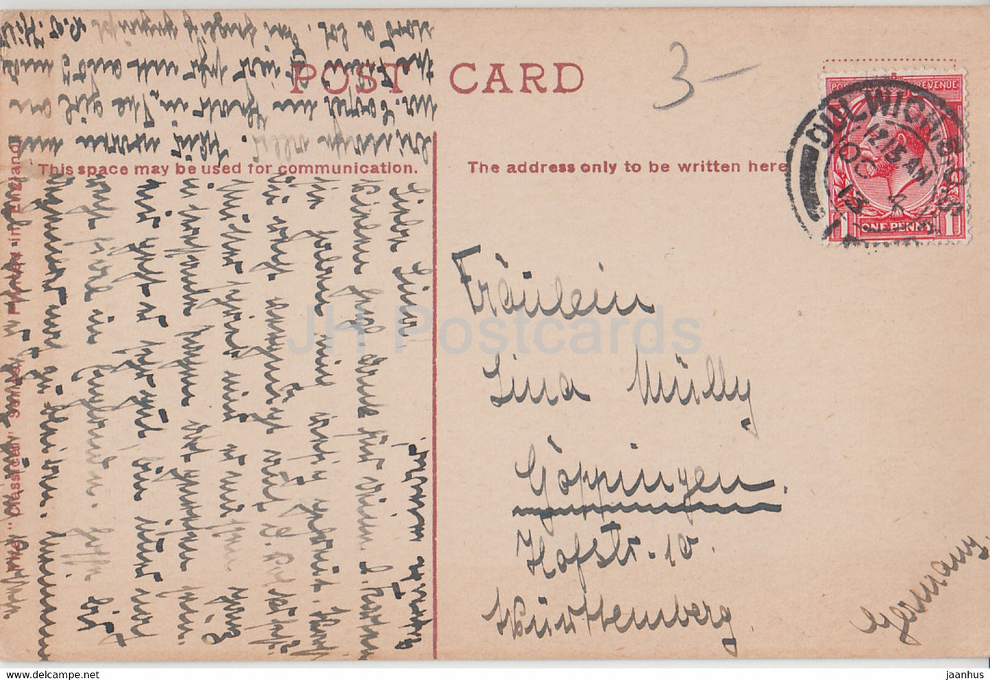 London - Tower of London - old postcard - 1913 - England - United Kingdom - used