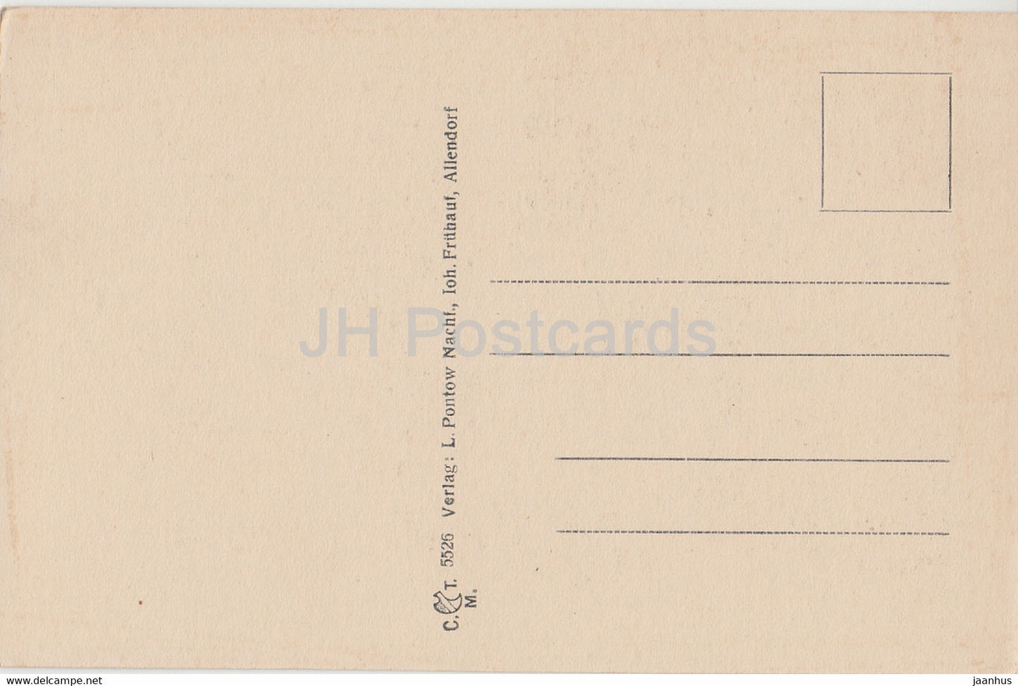 Allendorf ad Werra - Eschtrutsches Haus - alte Postkarte - Deutschland - unbenutzt