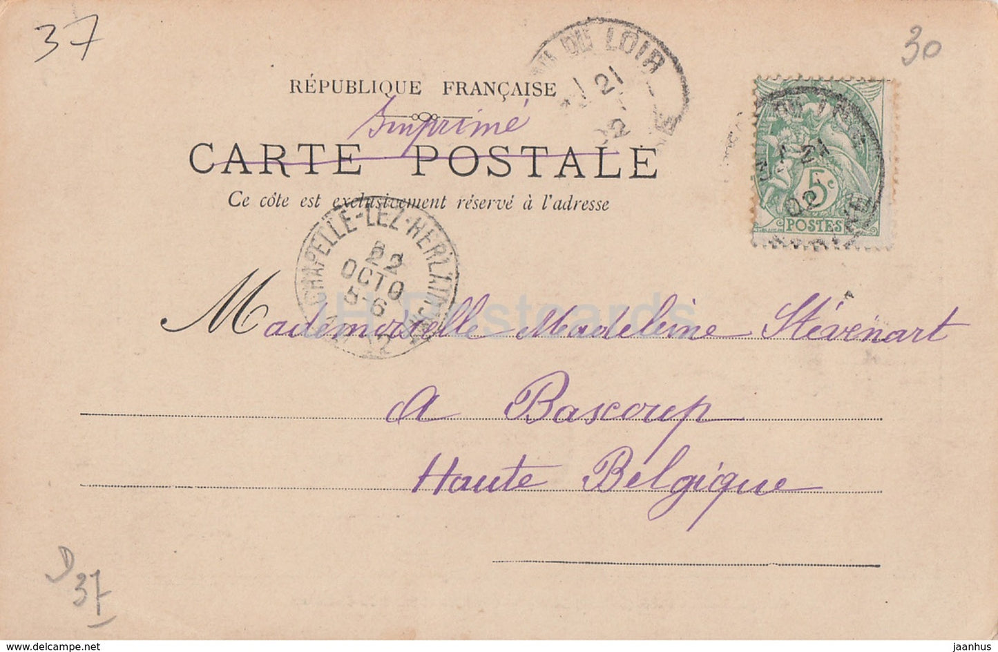 Cinq Mars La Pile - Clochers et tours du Chateau - cathedral - 22 - old postcard - 1902 - France - used