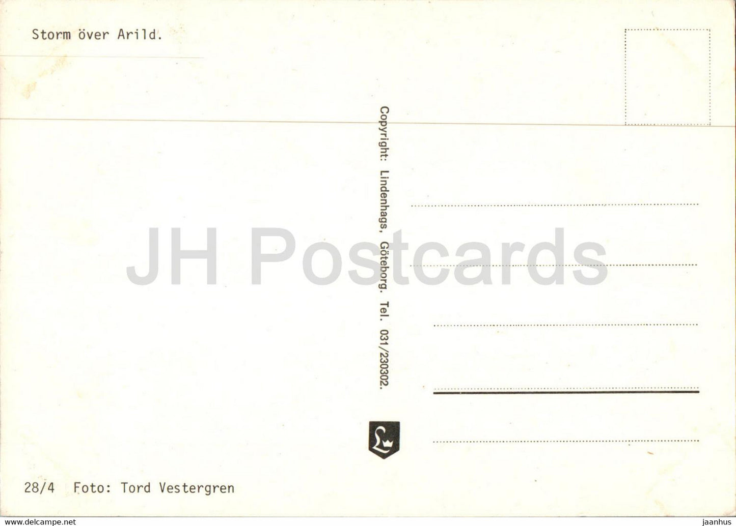 Storm over Arild - boat - storm at sea - Sweden - unused