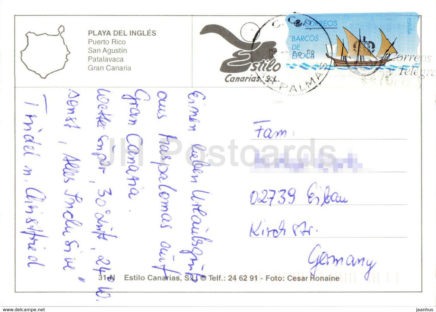 Gran Canaria - Playa del Ingles - Puerto Rico - San Augustin - Patalavaca - multiview - Spain - used