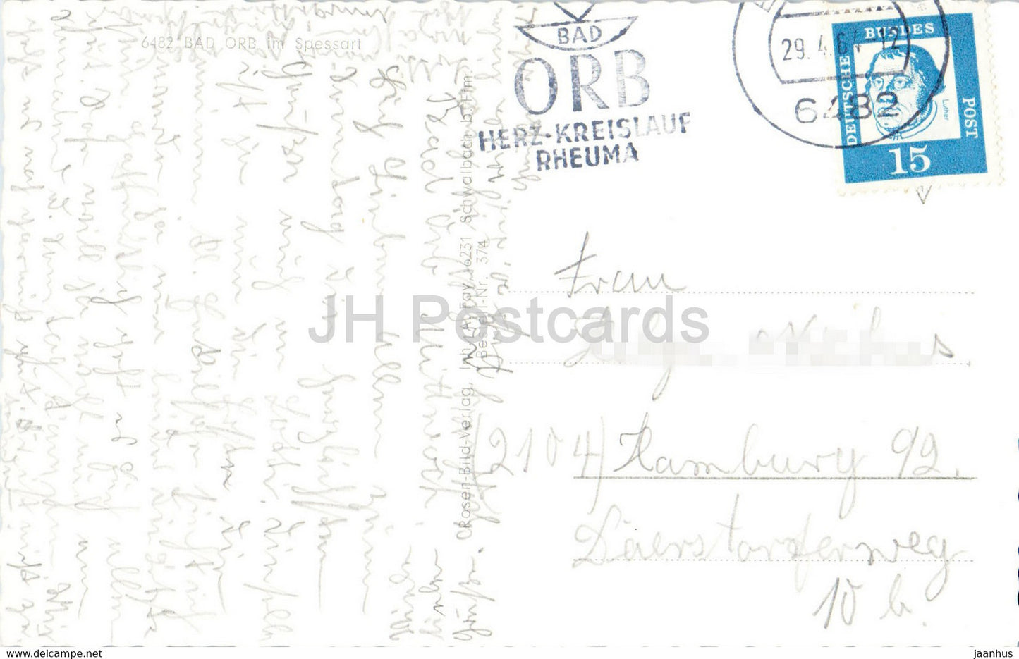 Bad Orb - Teilansicht - 1 - 1964 - Allemagne - utilisé
