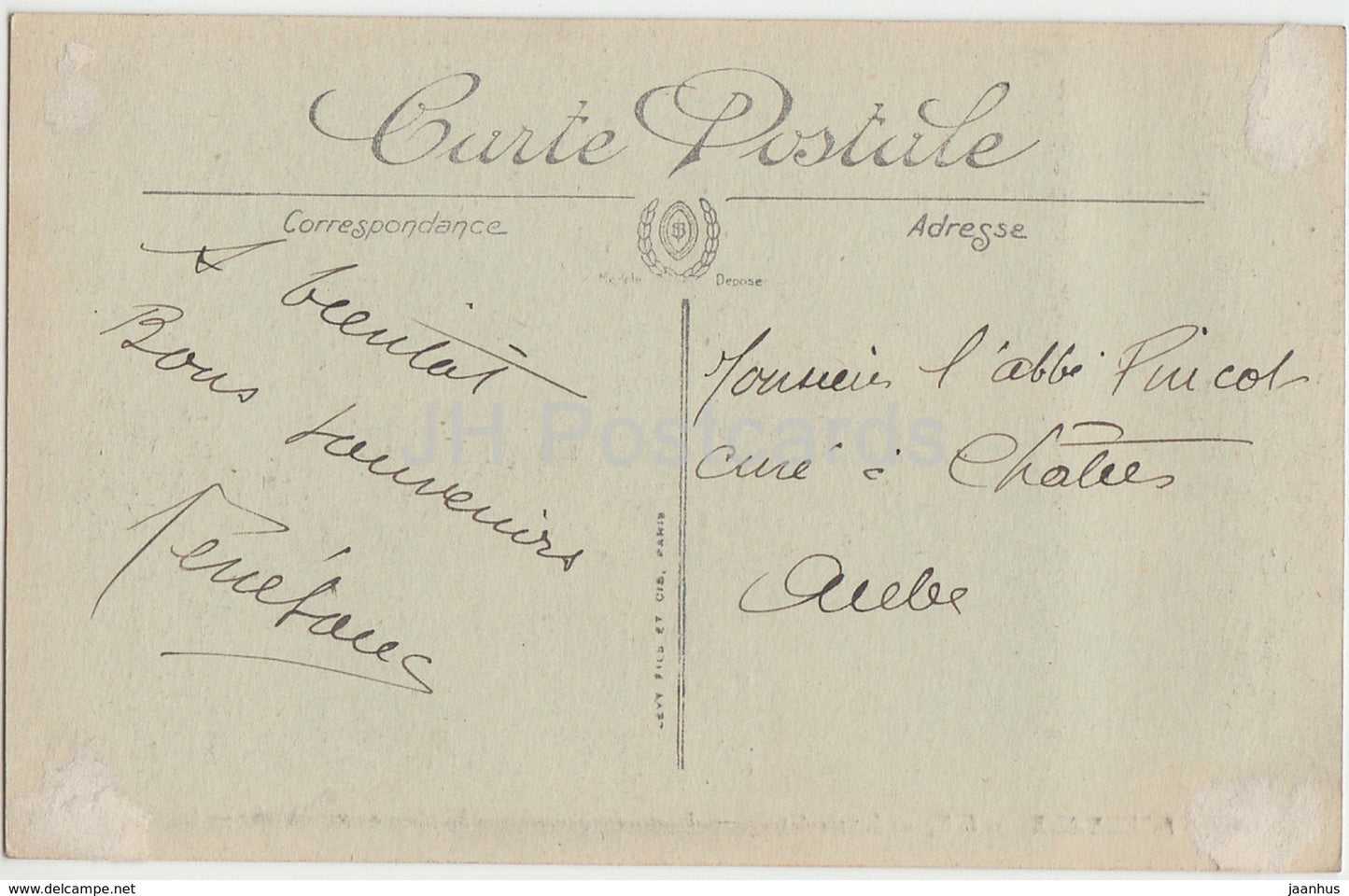 Bordeaux - L'Eglise Sainte Croix - Detail du Portail - cathedral - 28 - old postcard - France - used