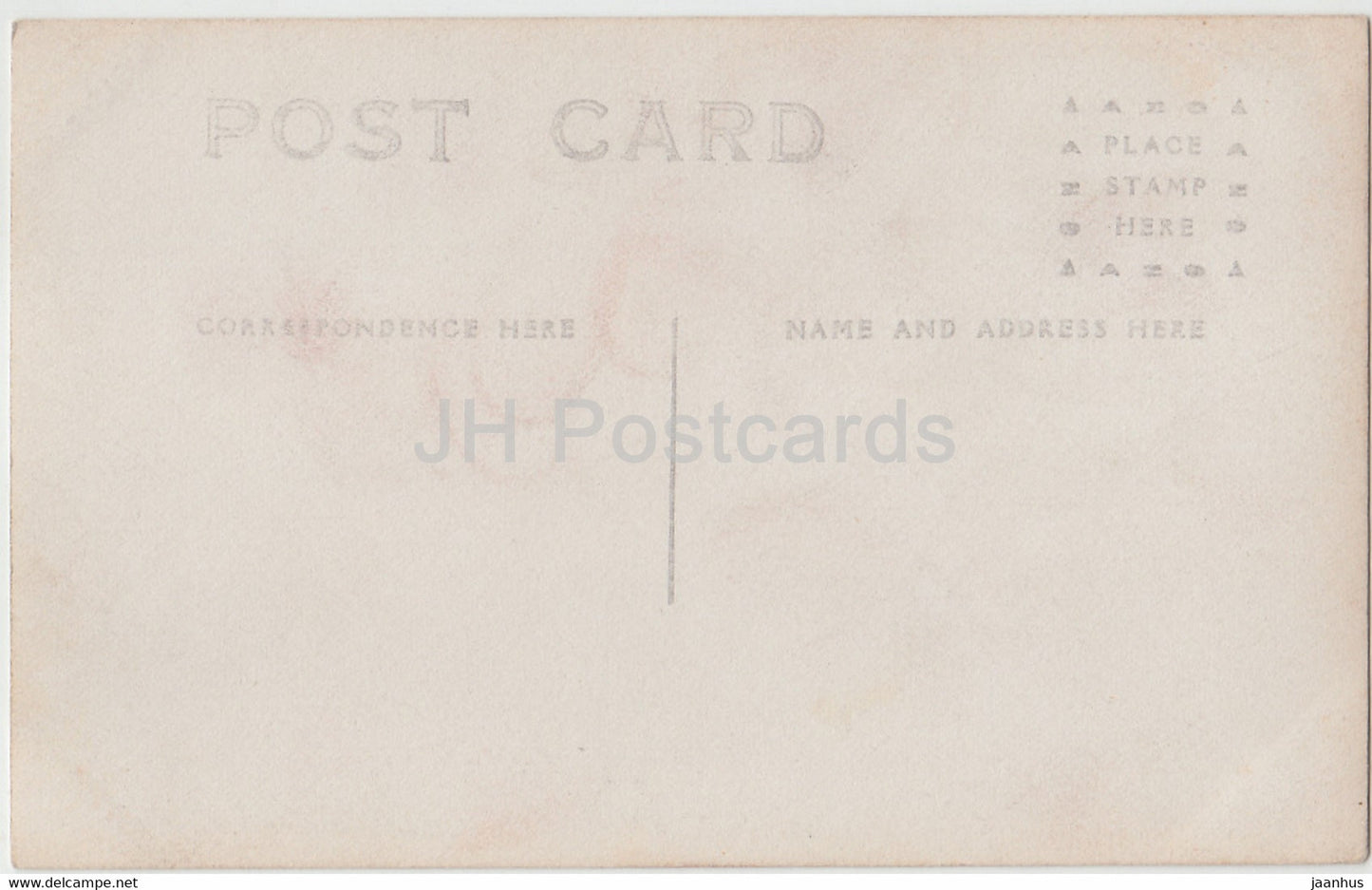 Altes Auto - Gebäude - alte Postkarte - Tschechische Republik - unbenutzt