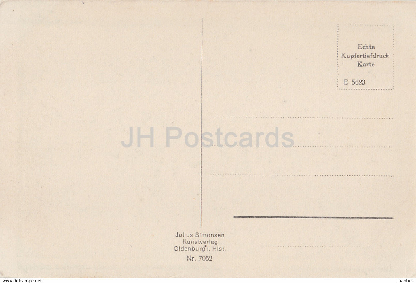 Wernigerode a Harz - Blick von der Sennhutte auf das Schloss - 7052 - old postcard - Germany - unused