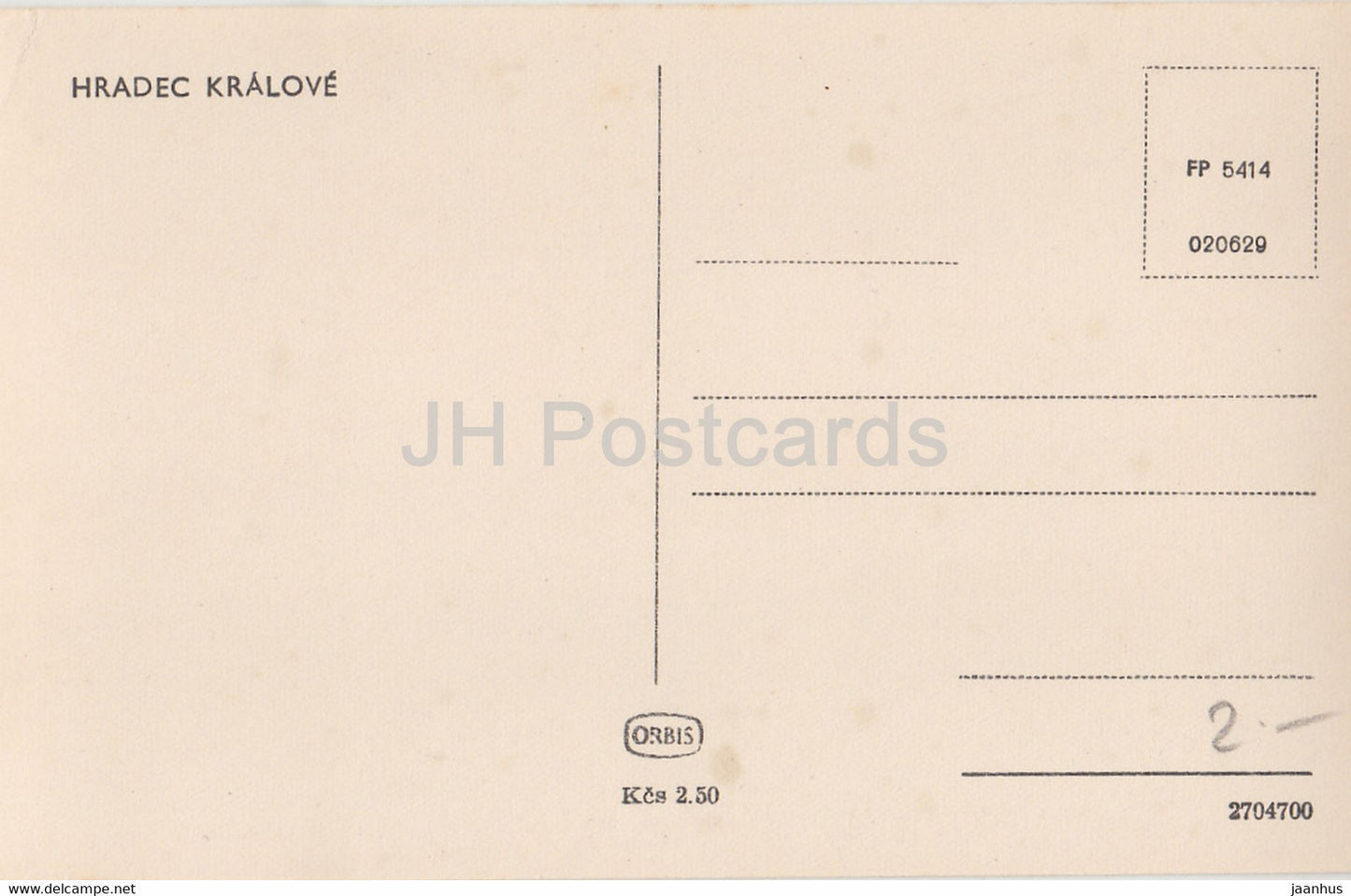 Hradec Kralove - old postcard - Czech Republic - unused