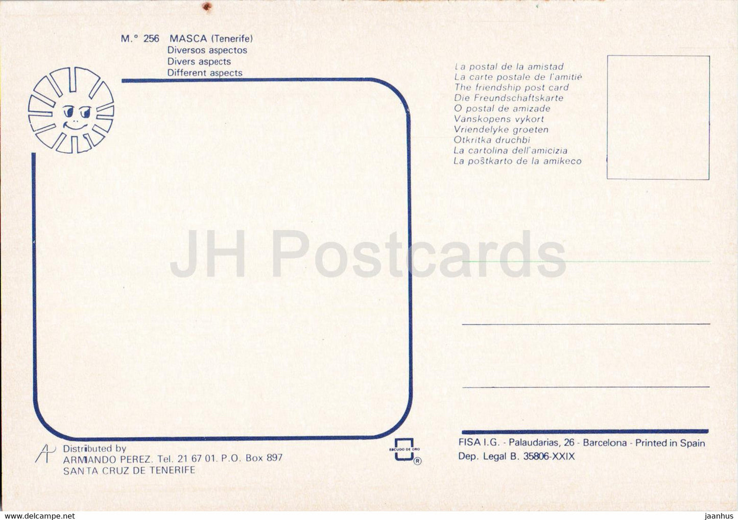 Masca - Diversos aspectos - différentes vues - Tenerife - animaux - cheval - âne - multiview - 256 - Espagne - inutilisé