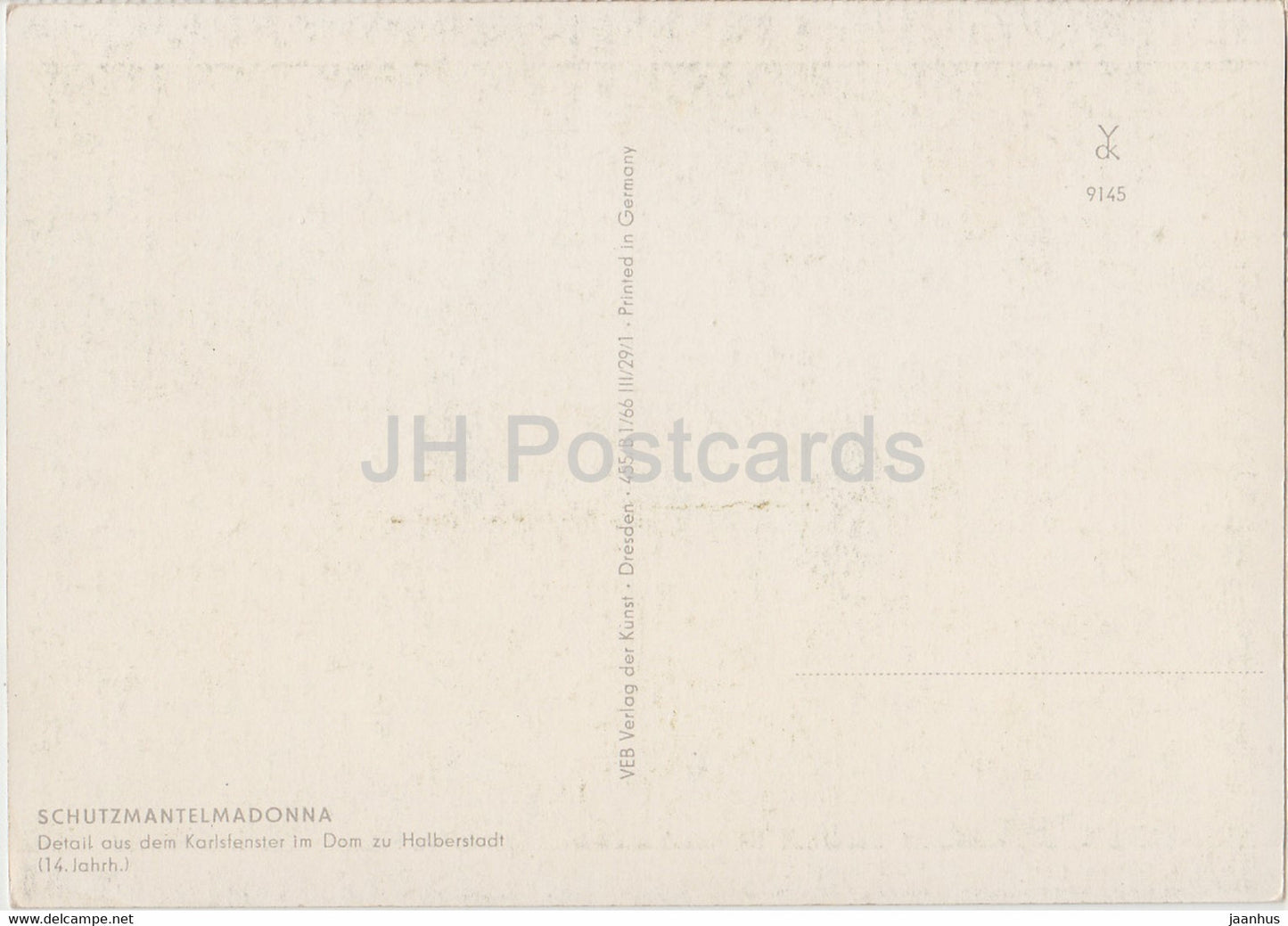 Schutzmantelmadonna - German art - Germany - unused