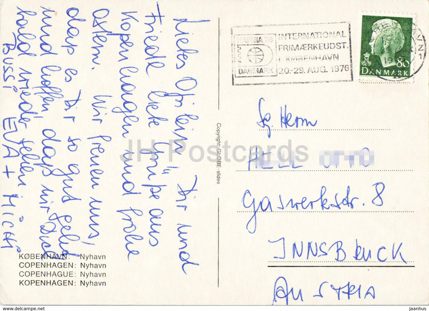 Copenhagen - Nyhavn - anchor - 1976 - Denmark - used