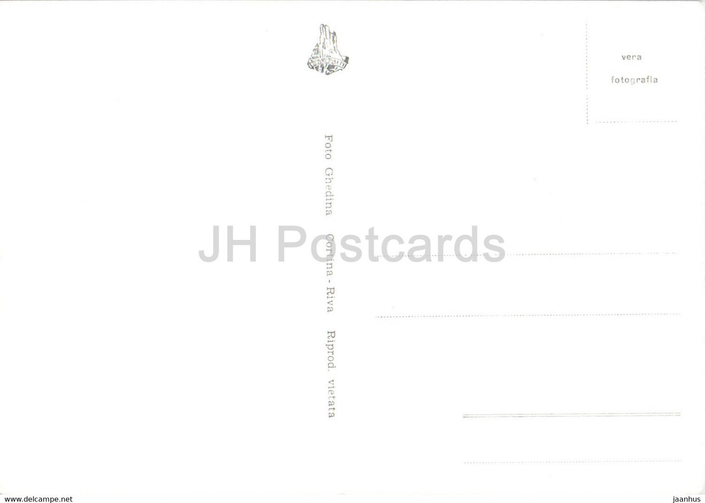 Rif Gardeccia 1940 - Torri di Vajolet 2805 - old postcard - Italy - unused