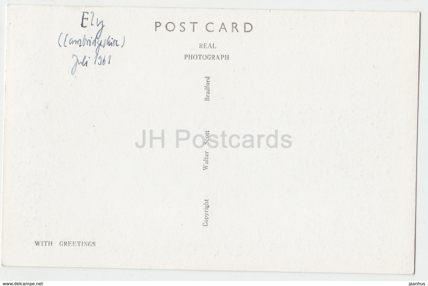 Ely - Sunset Calm - Kathedrale - K 62 - 1961 - Vereinigtes Königreich - England - gebraucht