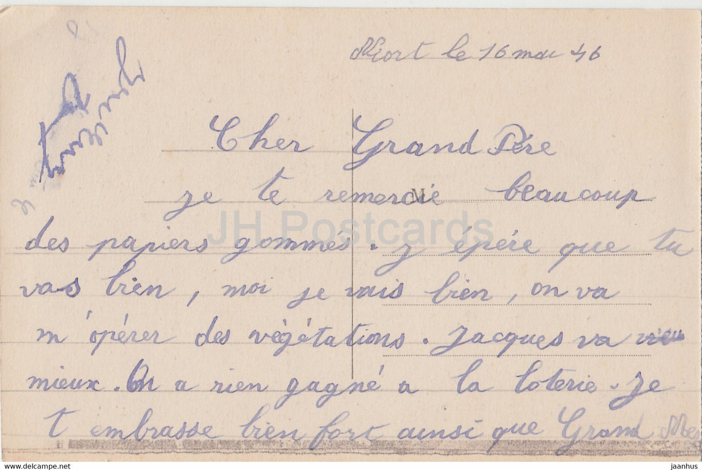 Mervent - Grotte du RP Montfort - 374 - alte Postkarte - Frankreich - gebraucht