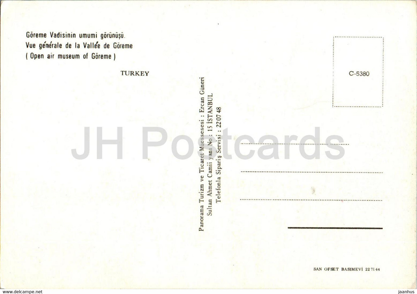 Open Air Museum of Goreme - 5380 - Turkey - unused