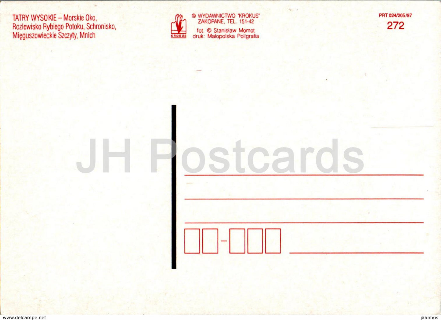 Tatry Wysokie - High Tatras - Morskie Oko - multiview - Poland - unused