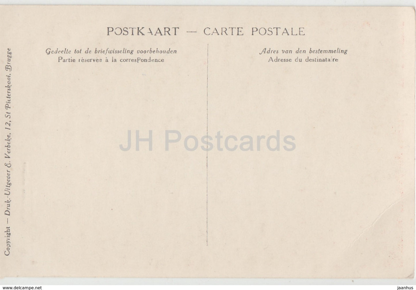 Brügge - Brügge - Sinte Jacobskerk - L'Eglise Saint Jacques - Illustration - alte Postkarte - Belgien - unbenutzt