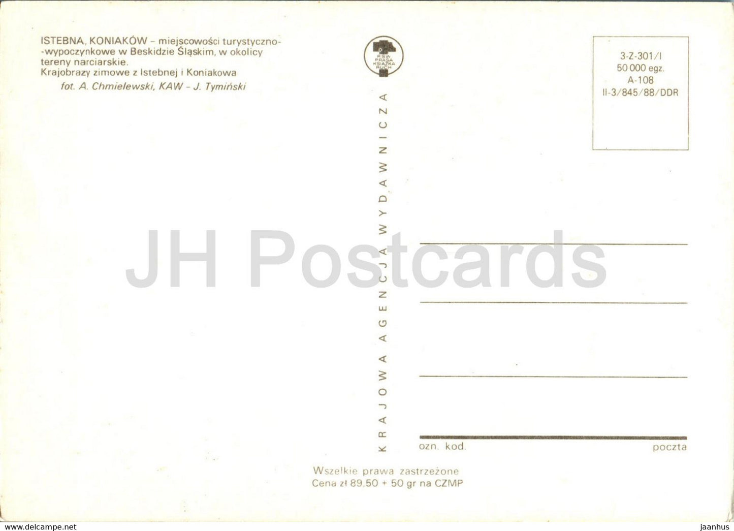 Istebna - Koniakow - multiview - Poland - unused