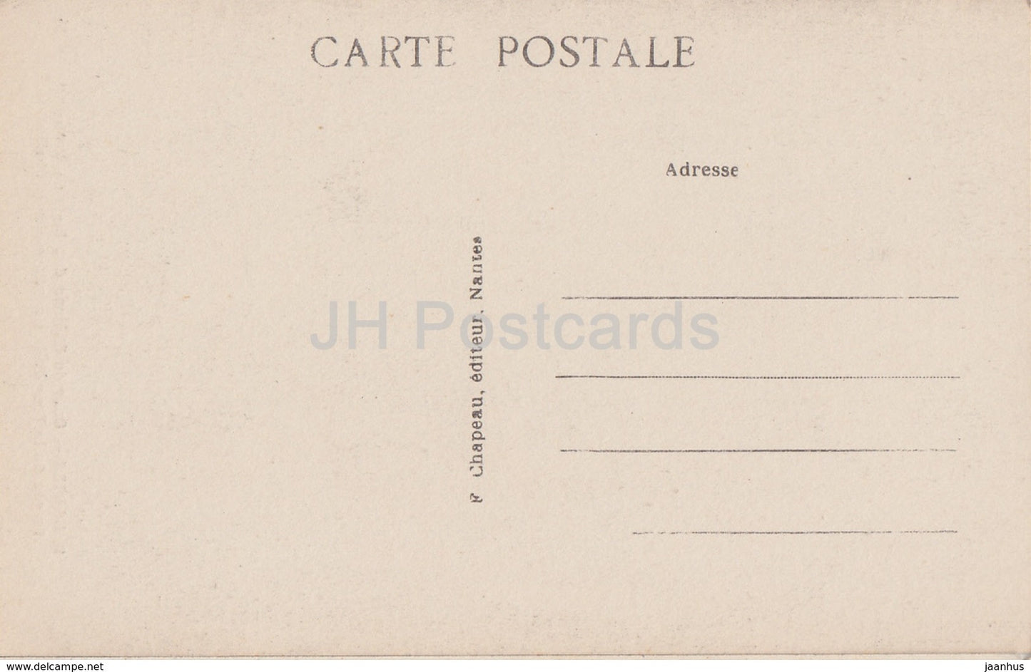 Nantes - Cour du Chateau des Ducs de Bretagne - Entree de la Tour - castle - 8 - old postcard - France - unused