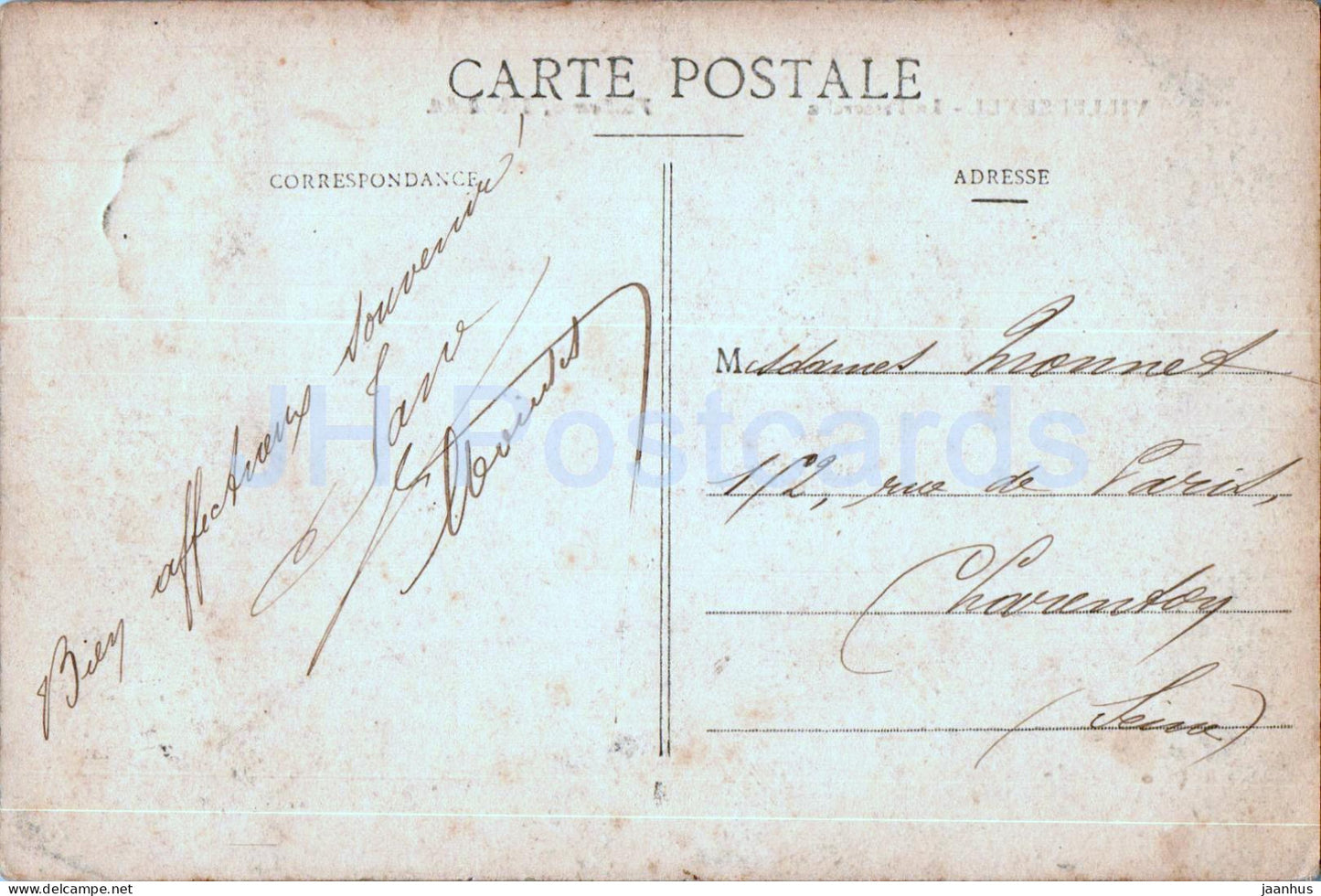 Villersexel - La Passerelle - La Passerelle - carte postale ancienne - 1912 - France - occasion