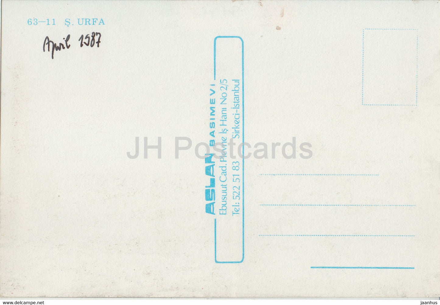 S Urfa - bus - ruines - 1987 - Turquie - occasion